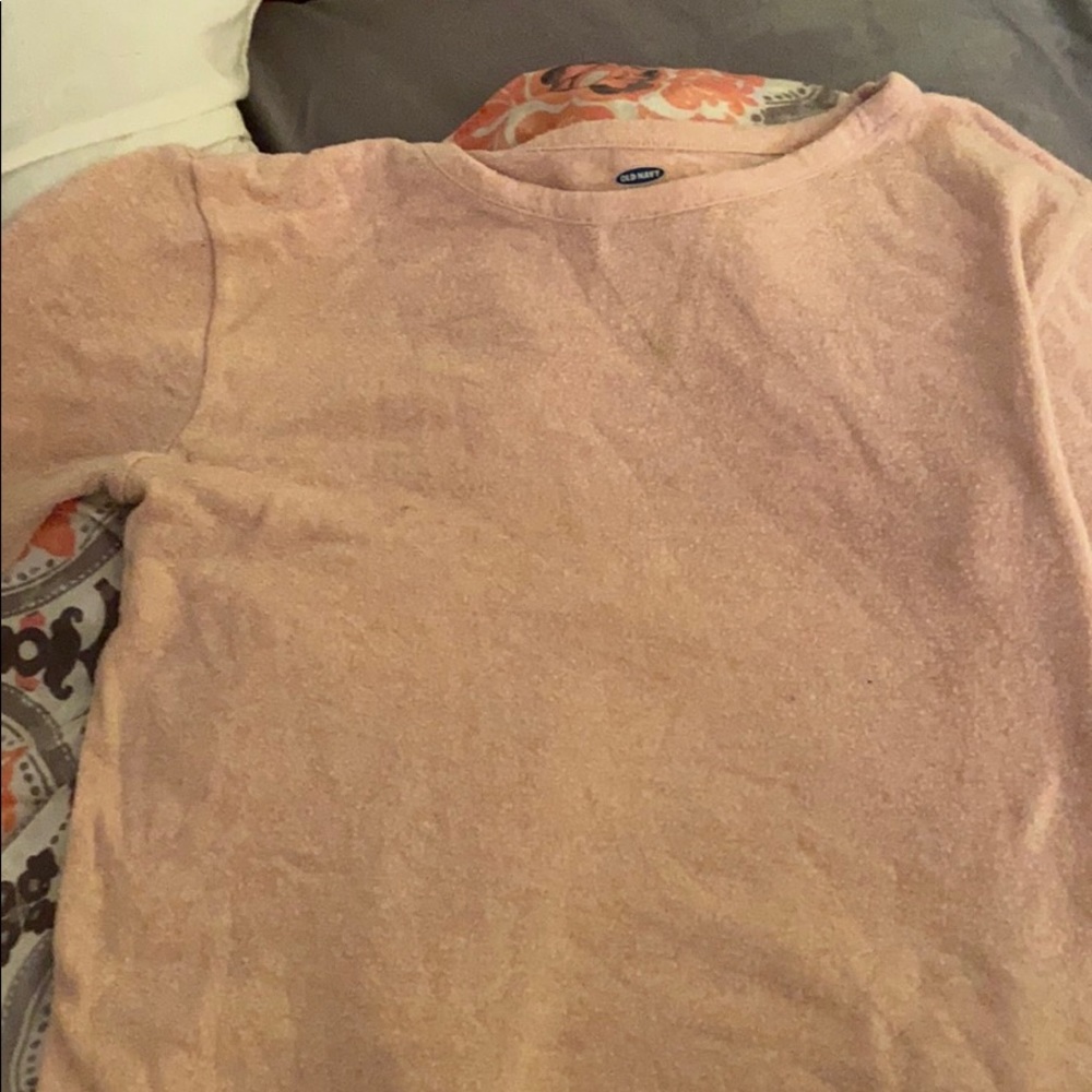 Long sleeve cotton feel shirt